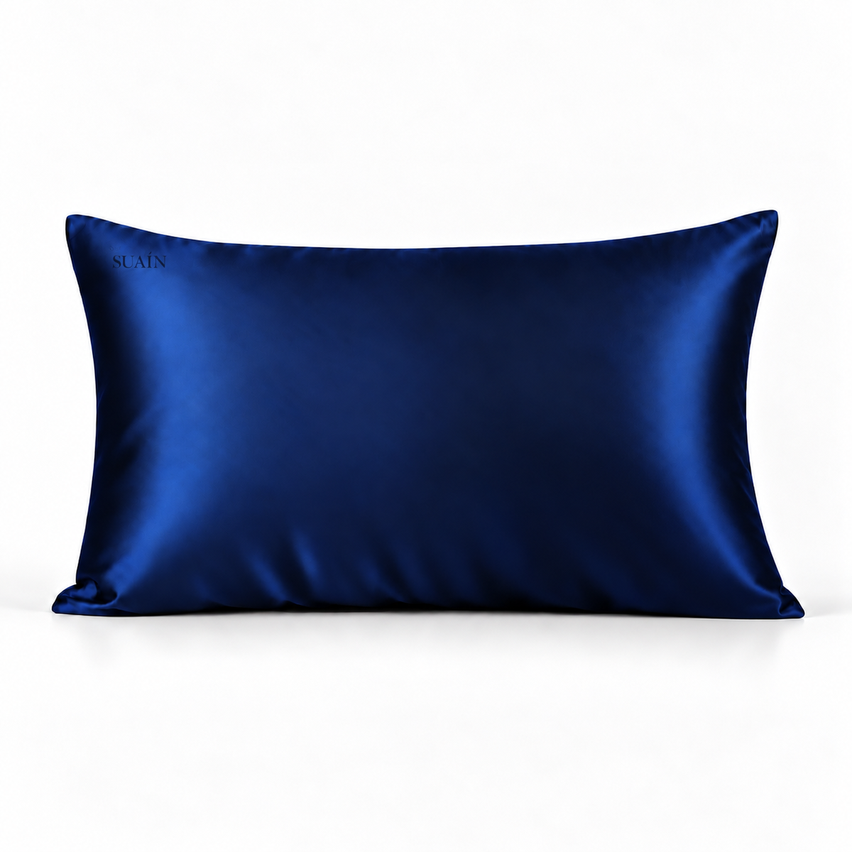 Organic Mulberry Silk Pillowcase in Deep Blue