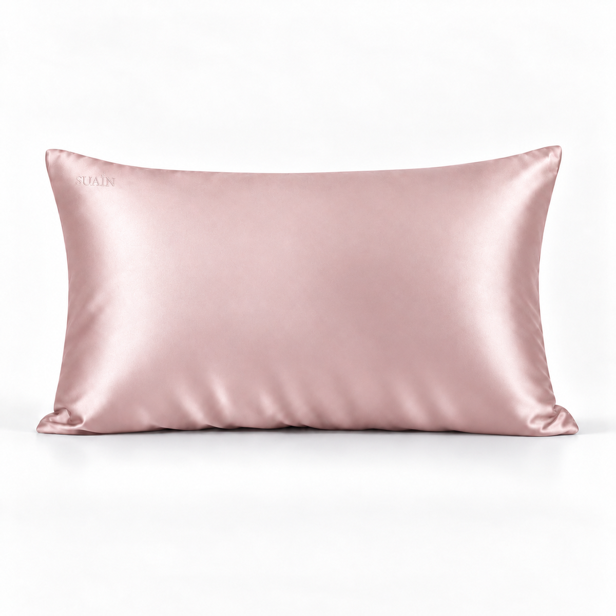 Organic Mulberry Silk Pillowcase in Dawn Pink