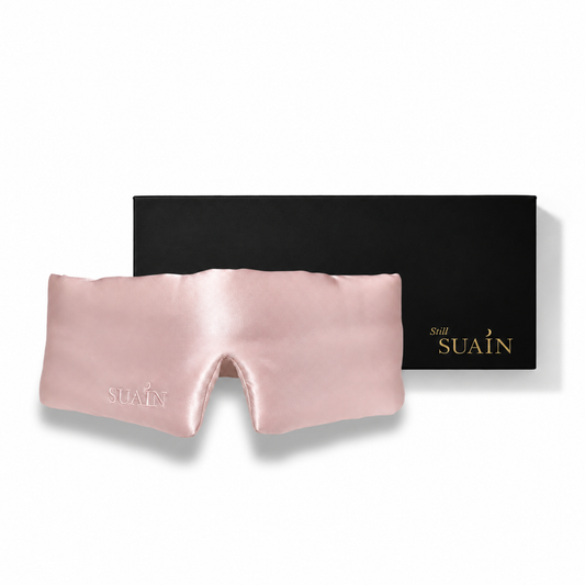 Organic Mulberry Silk Sleep Mask | Dawn Pink