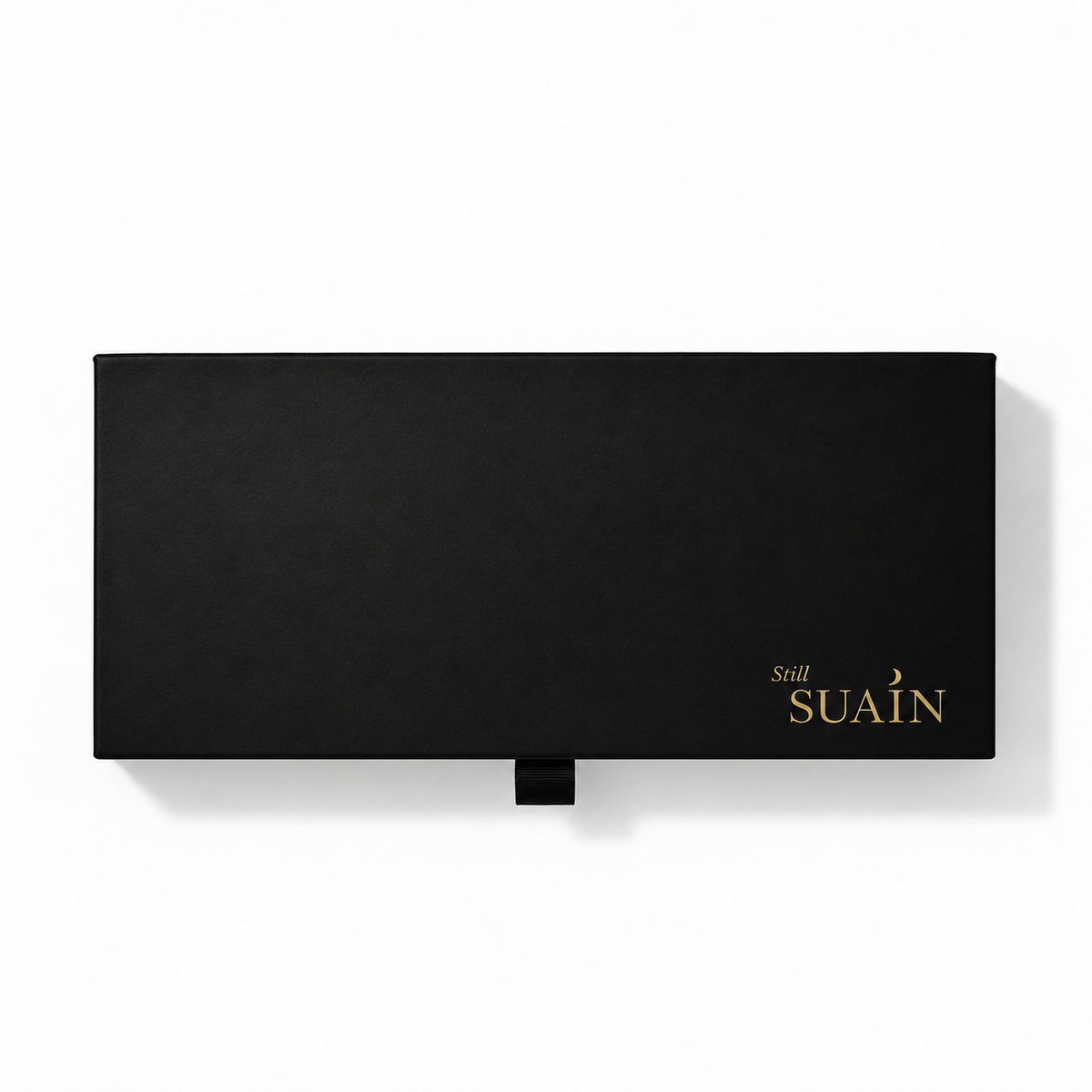 Organic Mulberry Silk Sleep Mask in Midnight Black, Box 1