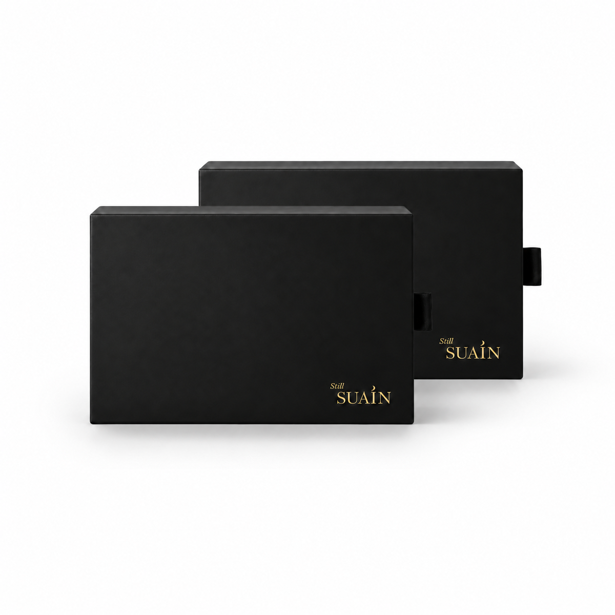 Two Still Suain silk pillowcase gift boxes