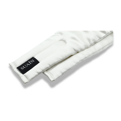Ivory White Silk Sleep Mask